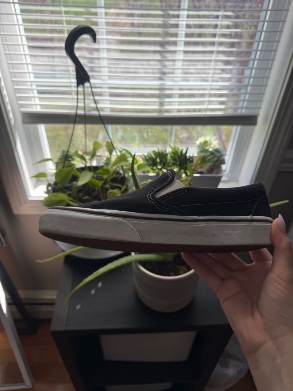 Women’s Black Slip on Vans - Picture 9 of 11
